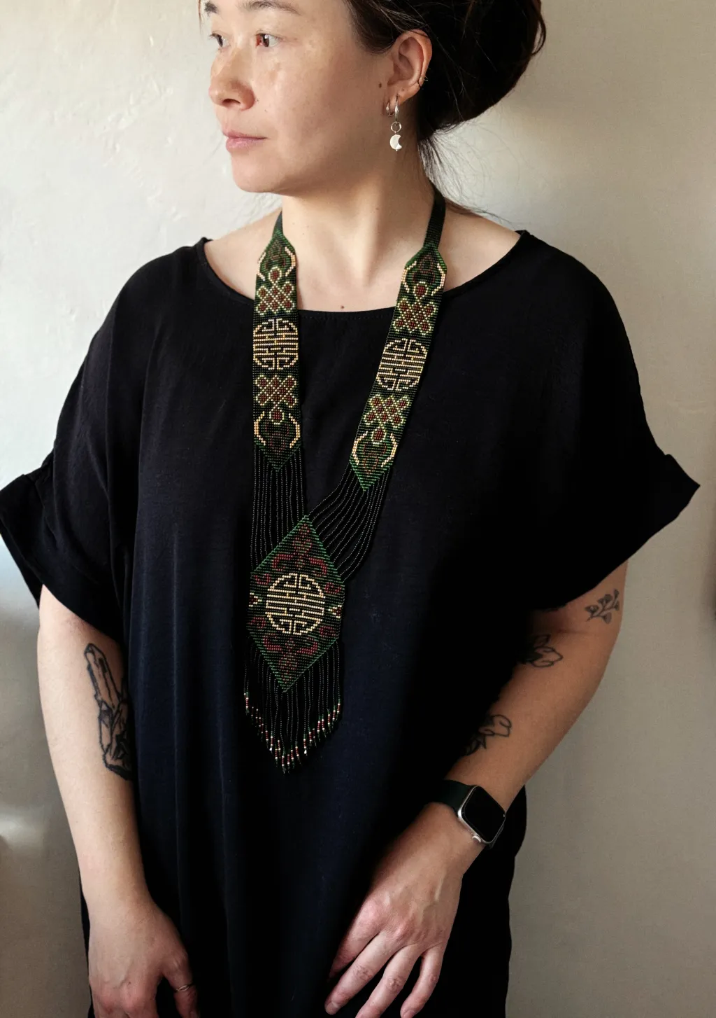 Гердан (гайтан) "Восточный" зелёный