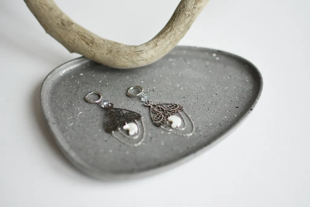 Серьги с мотыльками