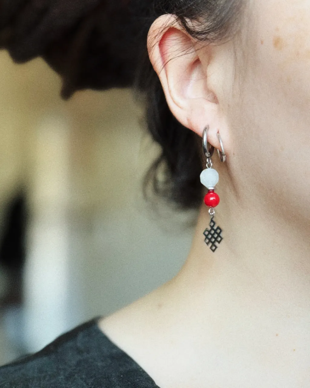 Серьги с кораллом "Улзы"